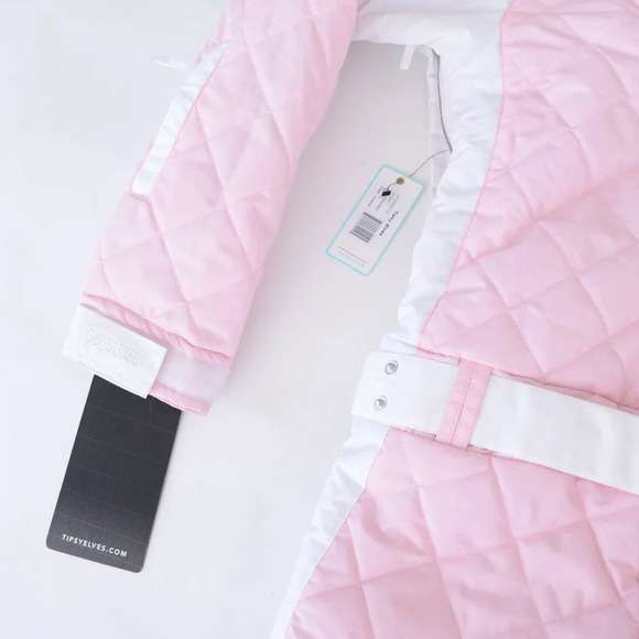Tipsy Elves Powder Pink  One Piece Ski Suit Snowsuit Size S NWT - Picture 14 of 15